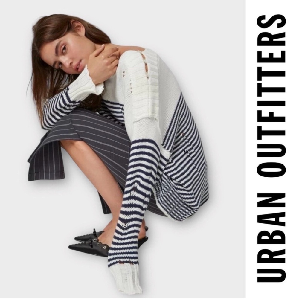 Urban Outfitters Jalen Boat Neck Pullover Sweater, Size S, MSRP $78
